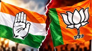 Congress-Bjp-Flags