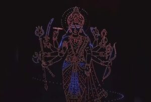 Mysuru-Dasara-Drone-show-God
